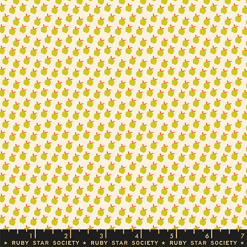 PREORDER Catnap Apples in Pistachio RS4134 11 - Ruby Star Society Sold by the Half Yard